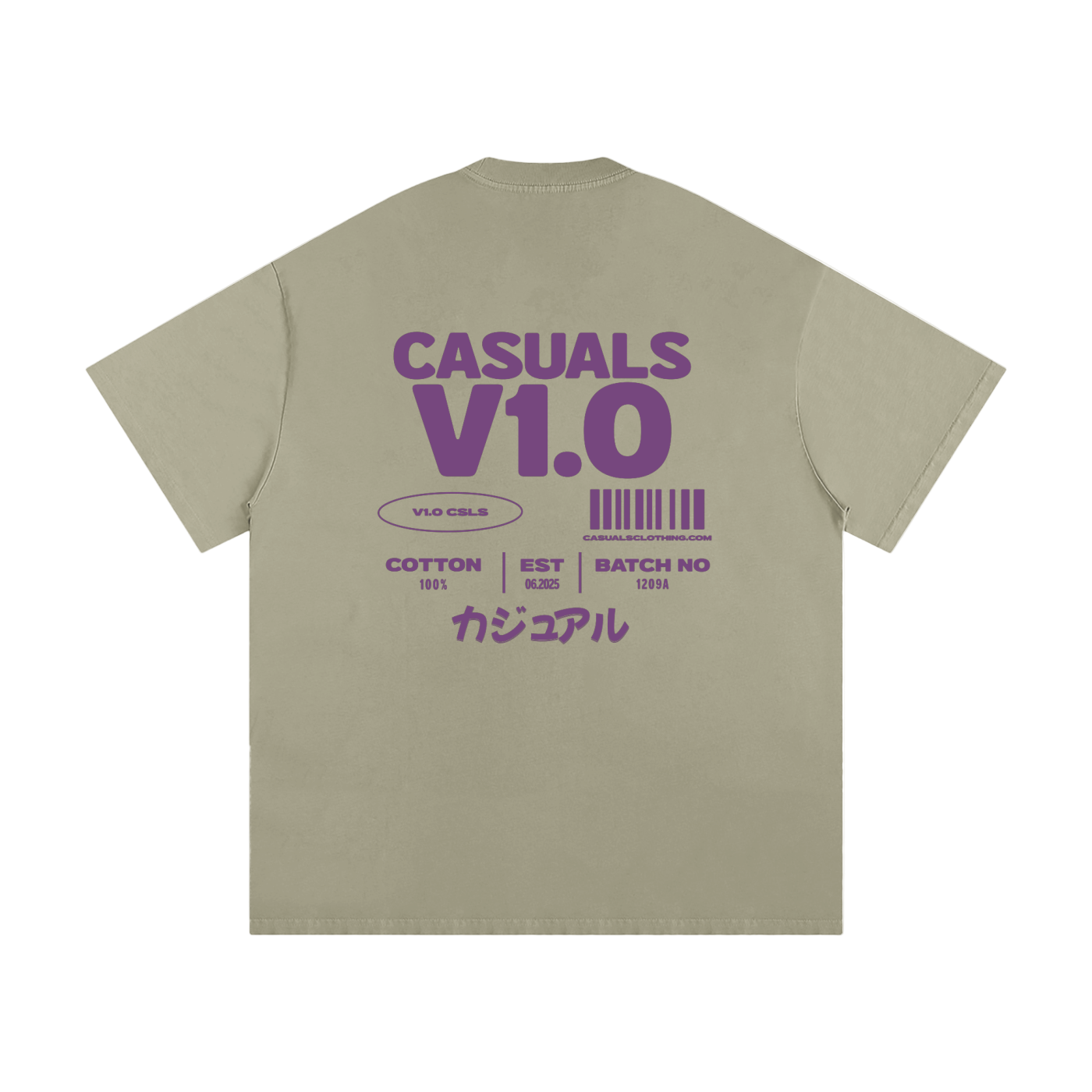 CASUALS V1.0 - Heavyweight Loose Fit T-Shirt
