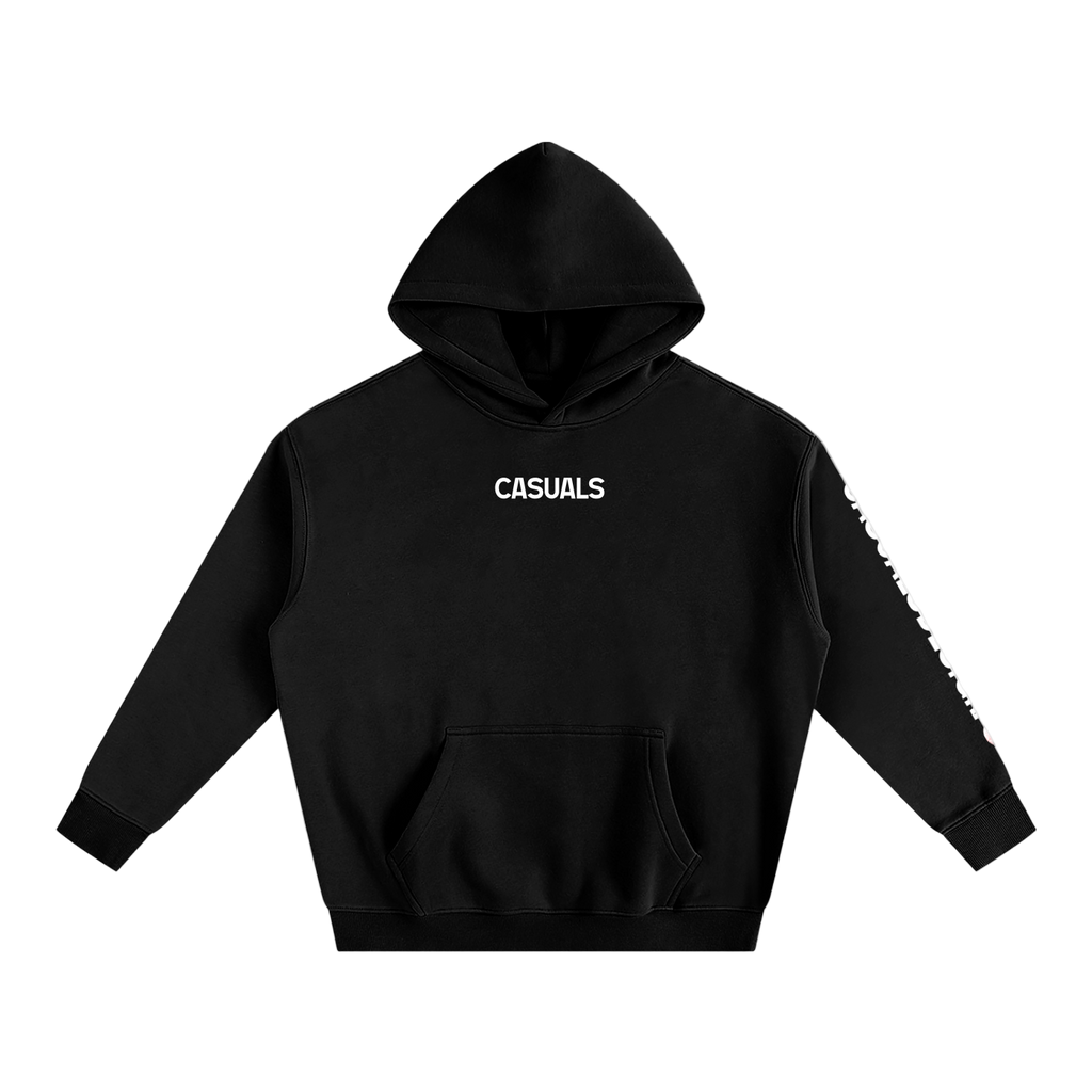 Oversized Fleeced Hoodie – Casuals "Art" Design