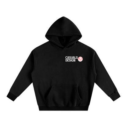 Oversized Fleeced Hoodie – Casuals "Art" Design